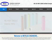 Tablet Screenshot of metelecengineers.com